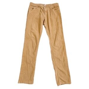 OP Ocean Pacific VTG Pants Juniors Women 13 Wave Stitch Corduroy Tan Surf Skate
